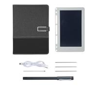 Aramox Bolígrafo Inteligente con Sincronización en Tiempo Real + Cuaderno de Cuero para Escribir y Planificar, Funciones de Voz a Texto con IA, Ideal para Estudiantes y Profesionales (Black)