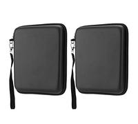 Aramox Bolsa de Almacenamiento de 2 Piezas Estuche Protector Rígido de EVA para Consola de Juegos Portátil 2DS Bolsa con Forro Antiarañazos Correa de Mano con Doble Cremallera para Viajes Transporte