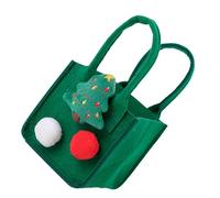 Aramox Bolsa de Fieltro para Dulces de Navidad, Bolsa de de Fieltro en Suave, Porta Golosinas Liviana y Detallada para Manzanas de Caramelo, Pequeños Regalos, para Niños Maestros, Fiestas Navideñas