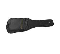 Aramox Bolsa de Guitarra E Impermeable de 39 Pulgadas con Almohadillas de 7 Mm para Protección Suave con Cinturón de Cuello y Bolsas Negras para Músicos, Estudiantes y Principiantes