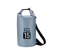 Aramox Bolsa Flotante Impermeable, Material de PVC, Diseño Resistente, Ideal para Kayak y Camping, para Entusiastas de los Deportes Al Aire (Bolso de Hombro de 15 litros)