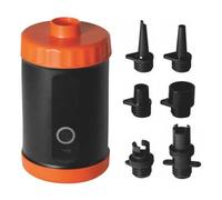 Aramox Bomba de Aire Eléctrica, Batería Recargable de 2000 MAh, Alta Presión con 5 Boquillas para Camas Inflables, Piscinas y Sofás