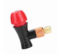Aramox Bomba de Bicicleta Portátil Cabezal de Inflado de Válvula de Aleación de Aluminio Boquilla Doble para Presta Control de Aire Rápido Ligero 64 G para Neumáticos de Bicicleta de Carretera de