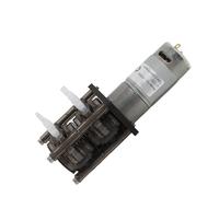 Aramox Bomba Peristáltica, Motor con Escobillas CC con Tubo de Silicona Resistente a Productos Químicos, Diseño de Tubo Seguro para Aplicaciones de Laboratorio y Acuario (12V)