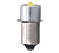 Aramox Bombilla LED Bombillas Luz Blanca 4.5V 3W Bombilla de Repuesto para Linterna de Larga Vida útil para Actualización de Linterna 23x9.2mm