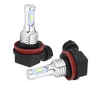 Aramox Bombillas de luz antiniebla, 2 piezas H8 / H11 80W 8000K Bombilla de luz antiniebla LED s¨²per brillante L¨¢mpara Ice Blue12-24V Universal