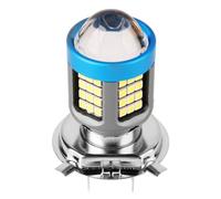 Aramox Bombillas para Faros Delanteros de Motocicleta, Bombillas LED para Faros Delanteros de Motocicleta, Bombillas Blancas de Alto Brillo con Vista Panorámica, Bombillas Delanteras