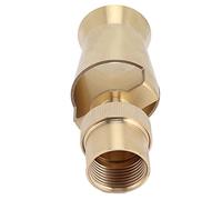 Aramox Boquilla de Fuente de Latón Cabezal Rociador de Fuente Ajustable 40 a 200 Kpa Torre de Hielo Chorro de Cedro para de Estanque Característica de Agua de Paisaje con Columna Vertical de Mezcla