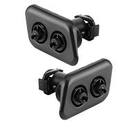 Aramox Boquilla Rociadora de Lavador de Faros Delanteros, Par de Boquillas de Lavado de Faros 61678360661 61678360662 Apto para E39 525i 528i 530i 540i M5 1999-2003