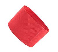 Aramox Brazalete Elástico del Capitán de Nylon Brazband de Fútbol Armandizo Deportivo Ajustable con Ajuste Seguro para Capitanes de Fútbol y Actividades Al Aire Libre (Rojo)