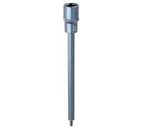 Aramox Broca de Estrella de Acero de Aleación Broca de Zócalo de 1,2 Pulgadas 200 Mm Acabado Azul Forjada de una Pieza para Llave Herramienta Manual Uso T25 T27 Área de Contacto Grande (T25)