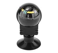 Aramox Brújula de montaje en tablero de bola para coche, brújula de montaje en tablero ajustable, navegación, senderismo, dirección, señal, bola, coche, camión, al aire libre