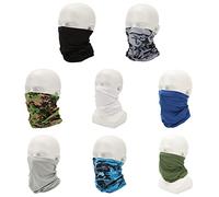 Aramox Bufanda de Protección Solar Al Aire Libre, Bufandas de Cubierta Facial de Fibra de Leche de Secado Rápido para Ciclismo y Correr