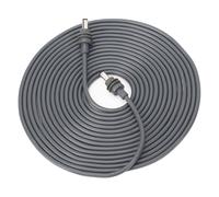 Aramox Cable de Alimentación CC, Cable de Extensión de Cobre de Caucho 18 AWG con Conectores de Metal IP68, de Repuesto Largo para Mini Cámara de Seguridad Iluminación Exterior (1m/3,28 pies)