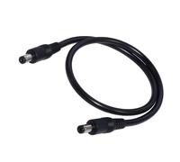 Aramox Cable de Alimentación CC para Exteriores, Adaptador de Suministro de Cargador de Extensión de Cabezal Macho Doble, Enchufe de Repuesto de Cable Ethernet, a Prueba de Agua, Convertidor de