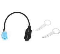 Aramox Cable de Audio Bluetooth, Adaptador de Audio Bluetooth para Coche, Accesorios de Radio EST¨¦REO Aptos para Mito/Giulietta/Brera