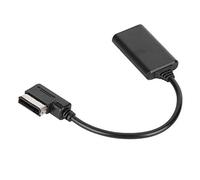 Aramox Cable de Audio, Bluetooth5.0 AUX Adaptador de Interfaz de m¨²Sica Cable de Audio Se Adapta a AMI MMI MDI, Negro