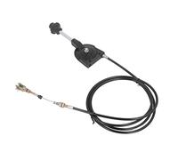 Aramox Cable de Control del Acelerador de Excavadores, Junta de Acero Inoxidable de Material PU, Respuesta Rápida Directa, Fácil Instalación para Excavadoras EX230, Manual de 2.5 Metros Flexible