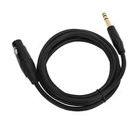 Aramox Cable de Señal Balanceada, Oxígeno sin Cobre 22 AWG para Estudio y en, XLR Hembra a 1/4 Pulgada 6,35 Mm, Calidad de Sonido de Alta Fidelidad con Aplicación Versátil (JD6002-2 metros)