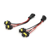 Aramox - Cable Divisor para Faros Delanteros, Universal H11 / H8, Arn¨¦s De Cableado Divisor De 2 Macho A Hembra, para Faros Antiniebla, Faros Delanteros, Haz Alto Y