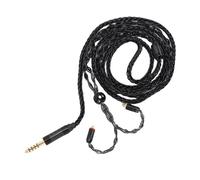 Aramox Cable Macho Balanceado de 4,4 Mm a Cable OFC Plateado de 16 Núcleos de Repuesto para Auriculares de 3,9 Pies para Escucha de Alta Fidelidad SE215 SE535 SE846 IE300 IE600 IE900