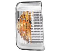 Aramox Carcasa de Luz del Indicador del Espejo Lateral, Cubierta de Señal de del Espejo de Lente de PC Transparente con Puente y Boxeador 2006-2024, Mano de Obra (Izquierda: