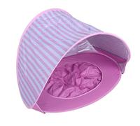 Aramox Carpa de Playa para Bebés con Sombrilla Pop Up y Piscina | Piscina para bebés poco profunda, sombra UPF 50+, estructura de alambre de acero, dosel de viaje portátil, camping en el