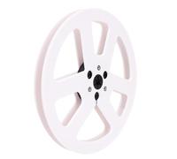 Aramox Carrete de Recogida, Material ABS, Reemplazo de 7 Pulgadas para Grabadoras de Cinta con Mayor Durabilidad y Aplicaciones Versátiles para Profesionales del (White)