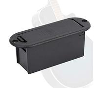 Aramox Case de Soporte de Batería de 9V para Camioneta de Guitarra, Hecho de Material de, Botón Snap, Protege Bien la Batería, Excelente Accesorio para Instrumentos Musicales, Diseñado para Activo