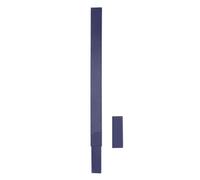 Aramox Caso de Violineta de Cartón Robusto con un Terciopelo Suave -Anvy, Navia, Fácil de Usar para los Violinistas, Viola Players (Blue)