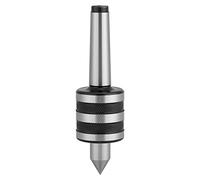 Aramox Centro Vivo MT2, Punta de Acero de Alta Velocidad 55-60HRC, Rodamiento de Alta Precisión, Sello a Prueba de Polvo, con Diseño de Alta Precisión, para Torno CNC, Carga de