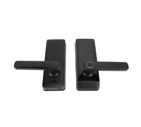 Aramox Cerradura de Entrada Electrónica Clave de Contraseña de Huella Digital Desbloqueo de Tarjeta de Aplicación Cerradura de Puerta Inteligente para Tipos de Puertas Multiusos Cuerpo de Acero Fino