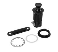 Aramox Cerradura de Gabinete Integrada, Empuje para Abrir el Cajón, Armario, émbolo Táctil, Pestillos para Gabinetes, Cierre de Puerta de Armario de Cocina, Botón de Cierre, Material ABS de Aleación