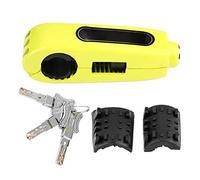 Aramox - Cerradura de Manillar Freno de Bloqueo de Motocicleta, Cerradura de Palanca de Freno antirrobo Universal de Acero Inoxidable para Motocicleta, Motocicleta, Moto y Scooter (Amarillo)