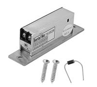 Aramox Cerradura de Puerta Eléctrica, Modo de Desbloqueo Doble de Acero Inoxidable, Cerradura de Embutir Ajustable para Edificio de Oficinas y Acceso Comunitario