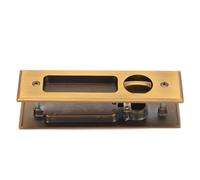 Aramox Cerradura de Tirador de Puerta Corrediza de Vidrio Elegante, Uso Versátil, Potente Mecanismo de Bloqueo para Varias Puertas Corredizas