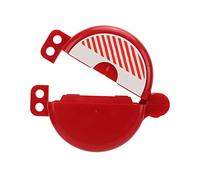 Aramox Cerradura de Válvula con Dispositivo de Cierre, Cerradura de Válvula de Gas de Plástico Resistente con Diseño Compacto para Uso Industrial