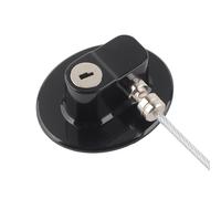 Aramox Cerradura para Refrigerador, Cerradura para Congelador con Combinación de 3 Dígitos, Aleación de Zinc de Acero Inoxidable ABS, sin Instalación de Taladro, para Uso en Ventana de Cajón de (FQ3