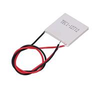 Aramox Chip Enfriador Semiconductor 704 Placa de Enfriamiento de Caucho de Silicona DC12V 40 X 40 Mm 127 Pares 114 W Refrigeración por Calentamiento Reversible para Refrigeradores de CPU