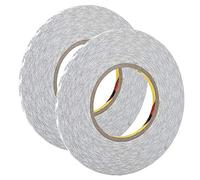 Aramox Cinta Adhesiva de Doble Cara, Cinta Acrílica No Tejida Blanca para Pantalla de Teléfono, de Doble Cara de 2mm, 3mm, 5mm X 5000cm para Reparación de LCD, Calor 176F (blanca 5mm)