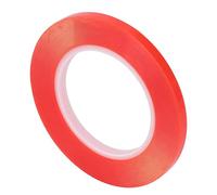 Aramox Cinta Adhesiva de Doble Cara PET con Forma de Anillo, Cinta Adhesiva de Doble Cara, Roja, Resistente Al Agua, Alta Viscosidad, sin Residuos, Fácil de Despegar para Lente de Teléfono, Cubierta