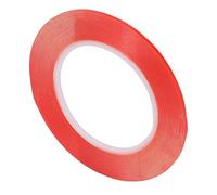 Aramox Cinta Adhesiva de Doble Cara PET con Forma de Anillo, Cinta Adhesiva de Doble Cara, Roja, Resistente Al Agua, Alta Viscosidad, sin Residuos, Fácil de Despegar para Lente de Teléfono, Cubierta