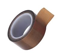Aramox Cinta de PTFE, Rollo Adhesivo de Aislamiento de Tela de Alta Temperatura de 10 M con Material Suave Antienvejecimiento, para Consumibles de Máquinas de Sellado Al (Grosor 0,13*ancho