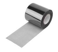 Aramox Cinta de Reparación de Pantallas de Ventanas, Parche de Reparación de Pantallas de Malla de Fibra de Vidrio Transparente de 80 Mm X 9,15 M, Rápida Autoadhesiva, Sujeción Fuerte para de (BLACK)