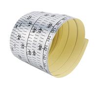 Aramox Cinta Métrica Adhesiva de 150 Cm, Regla de Aluminio Flexible con Doble Escala, Ideal para Coser y Confeccionar Superficies Curvas