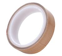 Aramox Cinta Resistente Al Calor Cinta Adhesiva de PTFE 0,18 Mm X 10 M Alta Temperatura 572 °F Rollo de de Sellado de Aislamiento Antiadherente para Sellador Al Vacío Sellador de Pulso Reparación de