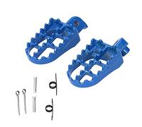 Aramox - Cojinetes de almohadilla para pedales de motocicleta, par de almohadillas de aluminio para motocicleta de carretera, para bicicleta de carretera, para PW50 PW80 TW200 TTR90 TTR90E Dirt Bike M