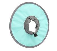 Aramox Collar Ajustable para Gato E, Collar de Recuperación de Poliéster para Gatos, Cono Isabelino con Cordón, Antilamer, Fácil de Limpiar, Uso Flexible para Gatos de Aseo Post-procedimiento (M)