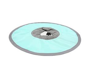 Aramox Collar Ajustable para Gato E, Collar de Recuperación de Poliéster para Gatos, Cono Isabelino con Cordón, Antilamer, Fácil de Limpiar, Uso Flexible para Gatos de Aseo Post-procedimiento (L)