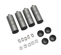 Aramox Columna de Soporte de Aleación de Aleación de Aluminio sin Deslizamiento de la Máquina Engrandecible, Riser sin Deslizamiento, 50 Mm Raiser de Grabador 4 PC Establecidos para el Ajuste de